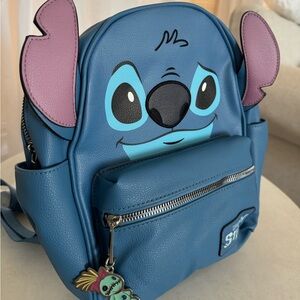 Disney Stitch Blue and Pink Kids Backpack